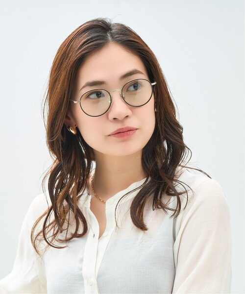 Zoff（ゾフ）の「【きりまるさんコラボ】ボストン型 サングラス｜大きめ｜ユニセックス｜UVカット｜紫外線対策｜レディース｜うねうね 波型｜Zoff｜Kirimaru（サングラス・レディース・ブラウン系その他/ブラック・FREE）」の11枚目の写真
