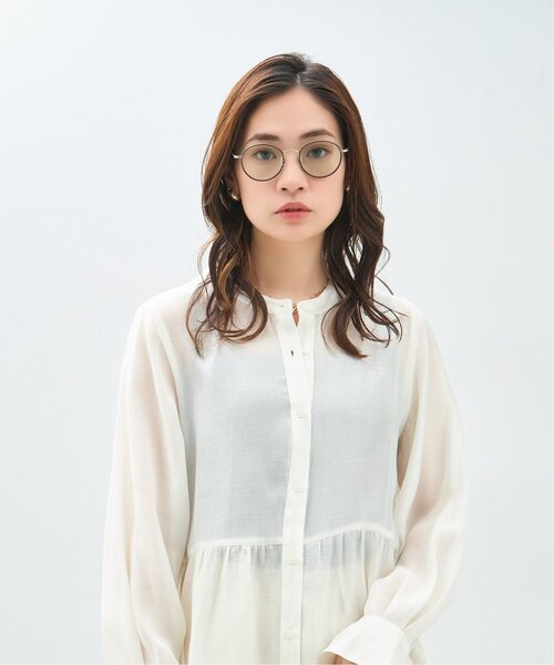 Zoff（ゾフ）の「【きりまるさんコラボ】ボストン型 サングラス｜大きめ｜ユニセックス｜UVカット｜紫外線対策｜レディース｜うねうね 波型｜Zoff｜Kirimaru（サングラス・レディース・ブラウン系その他/ブラック・FREE）」の14枚目の写真
