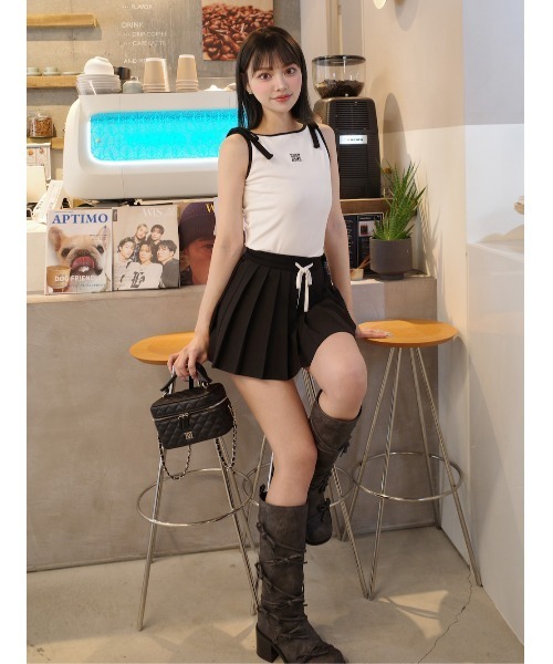 ダーリッチ DRCHプリーツミニスカート ブラック ダーリッチ Darich DRCHプリーツミニスカート （ブラック
