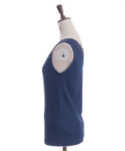 axes femme(アクシーズファム)の「吸水速乾2WAYリブタンク(タンクトップ・レディース・グリーン/キナリ/イエロー/ネイビー・FREE)」の11枚目の写真