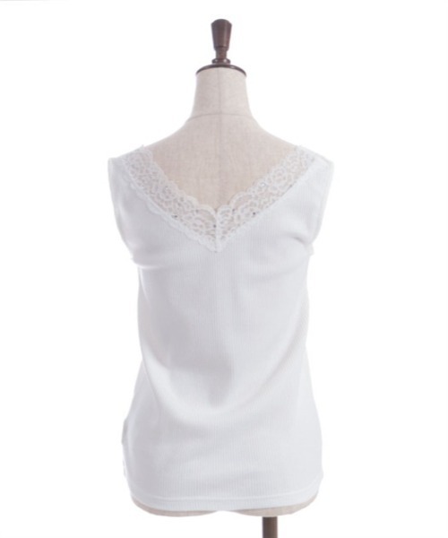 axes femme(アクシーズファム)の「吸水速乾2WAYリブタンク(タンクトップ・レディース・グリーン/キナリ/イエロー/ネイビー・FREE)」の20枚目の写真