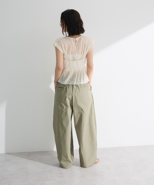 ELENCARE DUE（エレンカーレデュエ）の「・ELENCARE DUE ドッキングレースブラウス（シャツ/ブラウス・レディース・グレイッシュベージュ/ブラック/オフホワイト・FREE）」の6枚目の写真