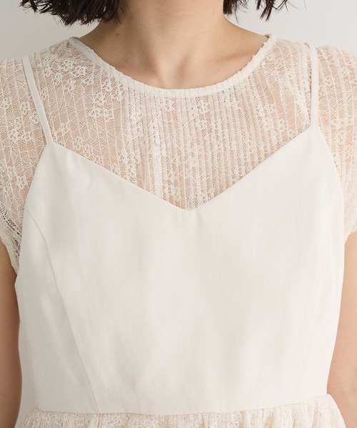 ELENCARE DUE（エレンカーレデュエ）の「・ELENCARE DUE ドッキングレースブラウス（シャツ/ブラウス・レディース・グレイッシュベージュ/ブラック/オフホワイト・FREE）」の11枚目の写真
