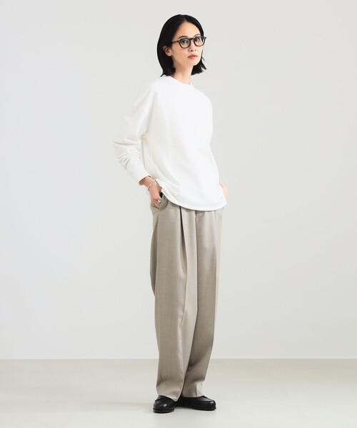 【SLOANE】淑女のスウェット（ホワイト） SLOANE】淑女のスウェット（ホワイト）