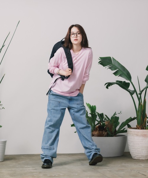 セール】FREE MAX×Hyoma Double Knee Denim Pants / ダブルニーデニム