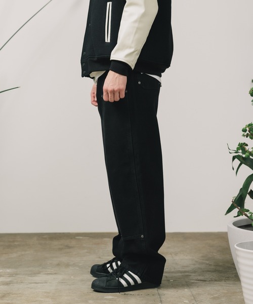 セール】FREE MAX×Hyoma Double Knee Denim Pants / ダブルニーデニム