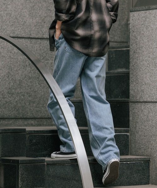 セール】FREE MAX×Hyoma Double Knee Denim Pants / ダブルニーデニム