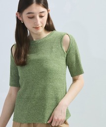 ketty（ケティ）の「カットアウトミックスニット≪手洗い可能≫（ニット/セーター）」