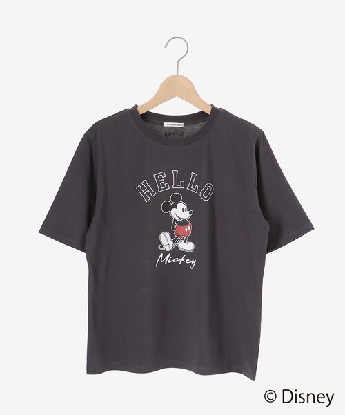 le.coeur blanc(ルクールブラン)の「【Disney】Hello/プリントTシャツ(Tシャツ/カットソー・レディース・ベージュ/チャコールグレー/オフホワイト・38)」の22枚目の写真