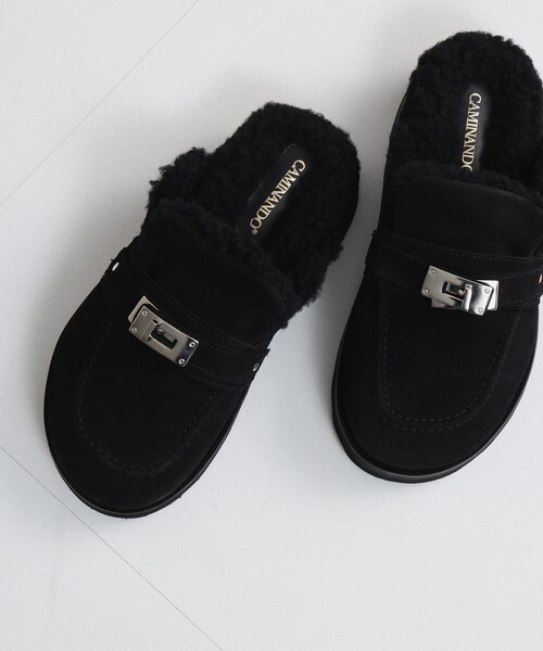 【新品未使用】CAMINANDO バックルファーサンダル CAMINANDO - CAMINANDO / カミナンド | DXOUBLE BACK ファー