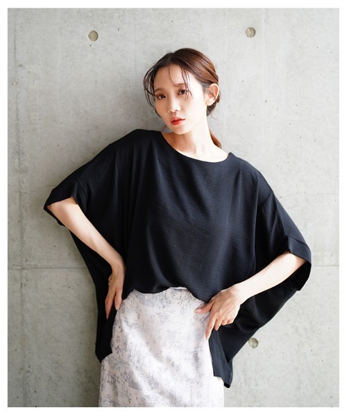 Sawa a la mode(サワアラモード)の「ドルマンスリーブカットソー(Tシャツ/カットソー・レディース・ホワイト/グレー/ブラック・FREE)」の11枚目の写真