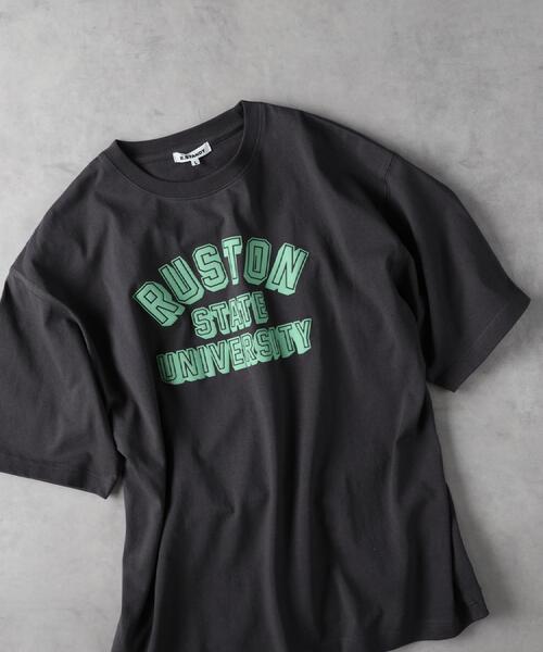 Right-on(ライトオン)の「Other(ソノタ)【メンズ】カレッジロゴTシャツ(Tシャツ/カットソー・メンズ・グレー/ネイビー/ブラック・XL/M/L)」の17枚目の写真
