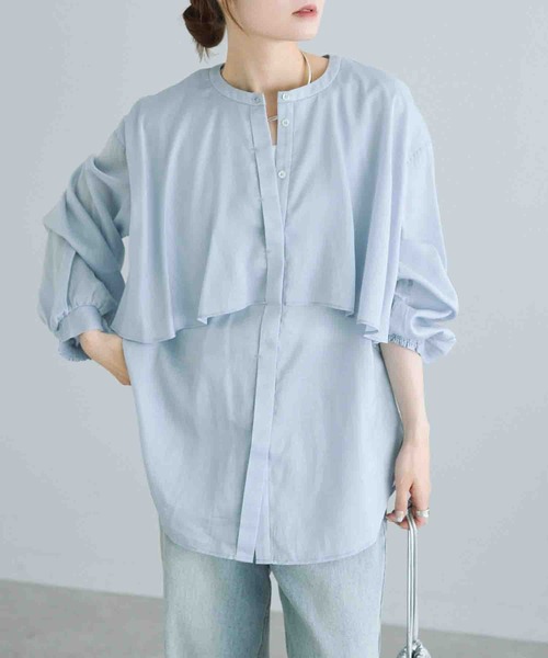 h*0様 完売フリルヨークシアー Shirt 完売 フリルヨークシアー Shirt