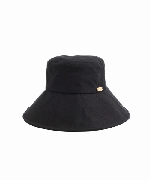 Arnold Palmer（アーノルドパーマー）の「ベーシック UVハット（ハット・レディース・ブラック/アイボリー/ライトベージュ・F）」の11枚目の写真