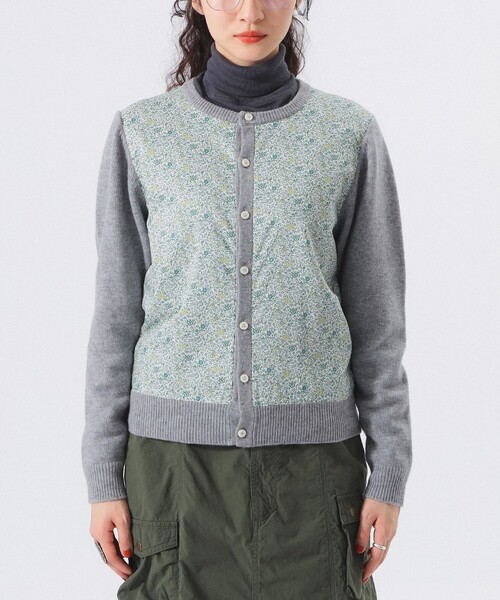 BEAMS BOY（ビームスボーイ）の「【2/5再値下げ】リバティ パッチ カーディガン（カーディガン/ボレロ・レディース・グレー/ブラック/レッド・1/2）」の13枚目の写真