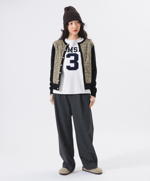 BEAMS BOY（ビームスボーイ）の「【2/5再値下げ】リバティ パッチ カーディガン（カーディガン/ボレロ・レディース・グレー/ブラック/レッド・1/2）」の19枚目の写真