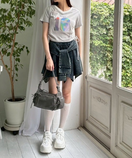 OLIVE des OLIVE(オリーブデオリーブ)の「腰巻きミニスカート(スカート・レディース・ブラック系その他/ワンウォッシュ・FREE)」の20枚目の写真