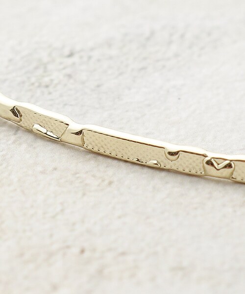 grove（グローブ）の「ラウンドメタルバングル（ブレスレット・レディース・ゴールド/シルバー・00）」の4枚目の写真