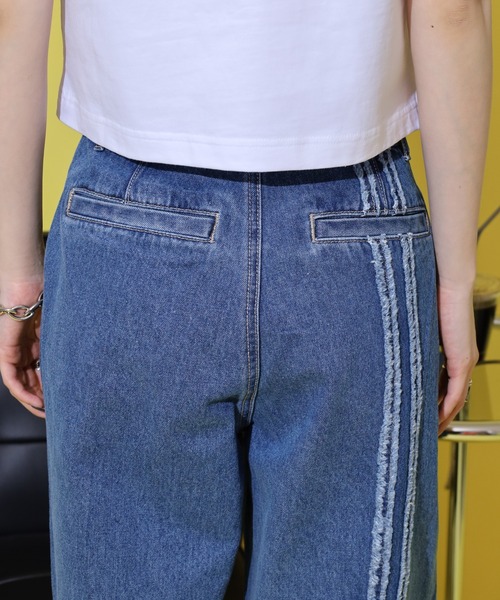 NERDY（ノルディ）の「NYローカットデニムパンツ（デニムパンツ・メンズ・ホワイト/ネイビー/ブルー・M/L/SS/S）」の19枚目の写真