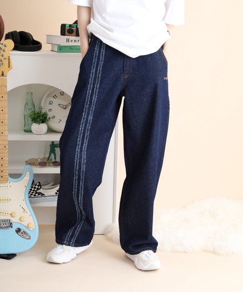 NERDY（ノルディ）の「NYローカットデニムパンツ（デニムパンツ・メンズ・ホワイト/ネイビー/ブルー・M/L/SS/S）」の4枚目の写真