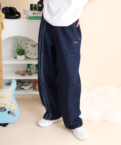 NERDY（ノルディ）の「NYローカットデニムパンツ（デニムパンツ・メンズ・ホワイト/ネイビー/ブルー・M/L/SS/S）」の5枚目の写真