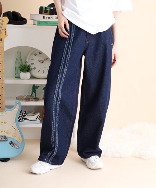 NERDY（ノルディ）の「NYローカットデニムパンツ（デニムパンツ・メンズ・ホワイト/ネイビー/ブルー・M/L/SS/S）」の7枚目の写真