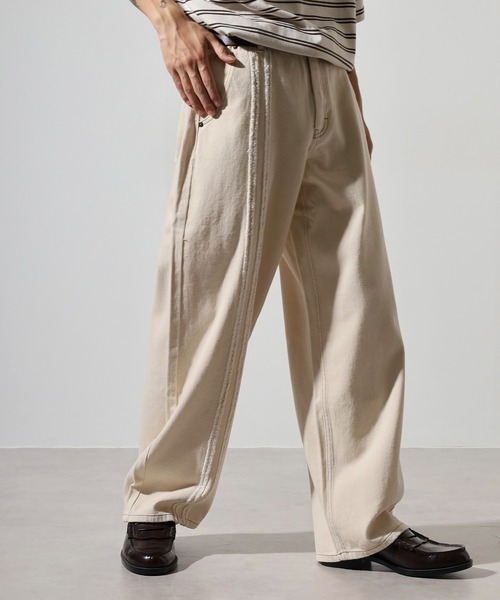 [24FW☆新規]★ノルディ★NY Woven Pants★ウーブン パンツ ノルディ NERDY LINE WOVEN PANTS ピンホイールラインウーブン