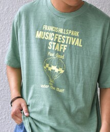 SCREEN STARS | SCREEN STARS: ガーメントダイ フェード カラー レトロ グラフィック Tシャツ◇(Tシャツ/カットソー)