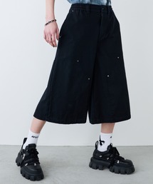 AIVER　ワイドクォーターダブルニーパンツ
