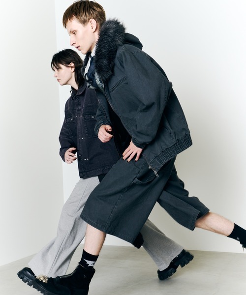 AIVER ワイドクォーターダブルニーパンツ（その他パンツ