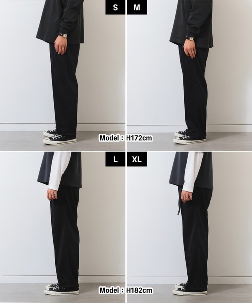 Gramicci（グラミチ）の「【EC限定】GRAMICCI / 別注 PINTUCK JERSEY SLACKS（スラックス・メンズ・ブラック/ブラウン・S/M/L/XL）」の21枚目の写真