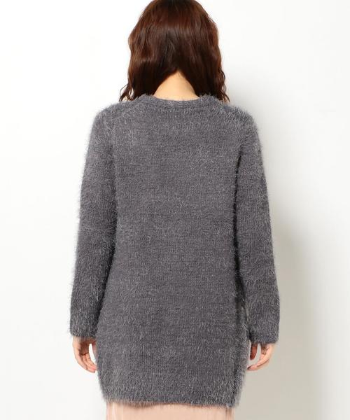 Another Edition(アナザーエディション)の「フェザー2ポケットカーディガン/AEBC フェザー 2POC CGN(カーディガン/ボレロ・レディース・ライトグレー/ダークグレー・フリー)」の8枚目の写真