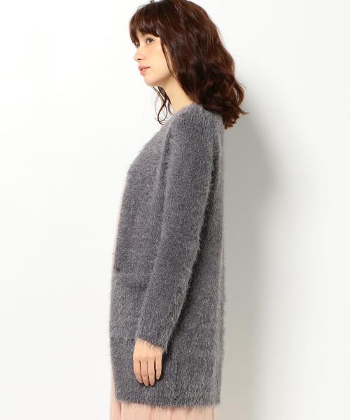 Another Edition(アナザーエディション)の「フェザー2ポケットカーディガン/AEBC フェザー 2POC CGN(カーディガン/ボレロ・レディース・ライトグレー/ダークグレー・フリー)」の10枚目の写真