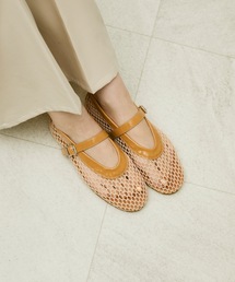 Lutim by u(`oC[)Mesh flat ballet shoes / bVtbgoGV[Y(oGV[Y)