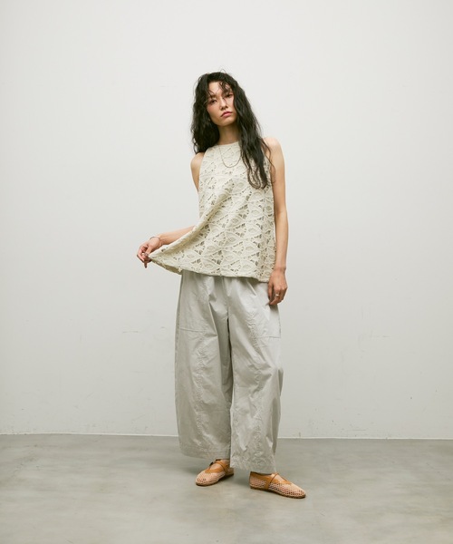 Lutim by u(ルチバイユー)の「Mesh flat ballet shoes / メッシュフラットバレエシューズ(バレエシューズ・レディース・ベージュ/ブラック・37/39)」の16枚目の写真