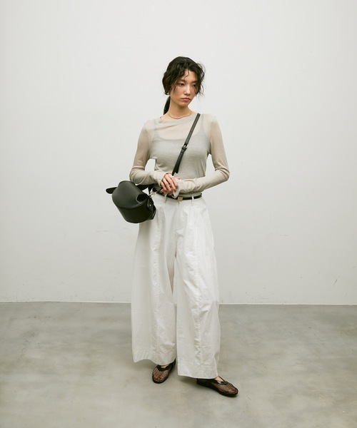 Lutim by u(ルチバイユー)の「Mesh flat ballet shoes / メッシュフラットバレエシューズ(バレエシューズ・レディース・ベージュ/ブラック・37/39)」の15枚目の写真