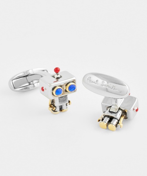 Paul Smith（ポールスミス）の「【限定】“Antique Robot” カフス【250965 220】（カフリンクス・メンズ・シルバー・FREE）」の2枚目の写真
