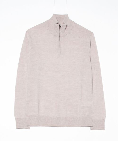 BANANA REPUBLIC FACTORY STORE（バナナリパブリック ファクトリーストア）の「BANANA REPUBLIC FACTORY STORE　　メリノウール ハーフジップ セーター（ニット/セーター・メンズ・ナチュラル/ブラック/ネイビー/ワイン・M/L/XL/S）」の7枚目の写真