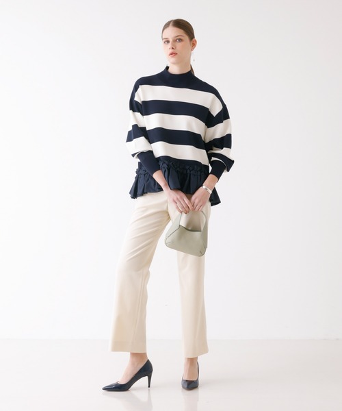 DESIGNWORKS（デザインワークス）の「裾フリルニット（ニット/セーター・レディース・ホワイト・38）」の16枚目の写真