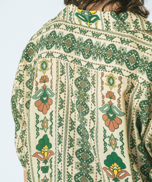 HLAADA（フラーダ）の「(HLAADA for ROSEBUD)FLOWER LINE SHORT SLEEVE SHIRTS（シャツ/ブラウス・レディース・ベージュ/バーガンディー・ONE SIZE）」の13枚目の写真