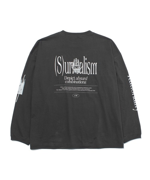 F/CE. （エフシーイー）の「F/CE. HIDDEN IDENTITY BY M.ENOMOTO LS TYPE-A / エフシーイー  ヒドゥンアイデンティティバイマリコエノモトロングスリーブタイプ-A（Tシャツ/カットソー・メンズ・ホワイト/チャコール・SMALL/MEDIUM/LARGE/X-LARGE）」の7枚目の写真