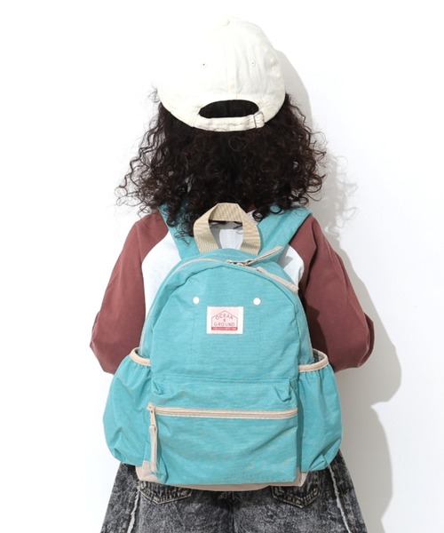 Ocean&Ground(オーシャン&グラウンド)の「DAYPACK GOODAY(バックパック/リュック・キッズ・エメラルド/ブラック/ターコイズブルー/ブルー/レッド/ピンク/グリーン/ダークネイビー/マスタード/ミント/ラベンダー/ライトパープル/ベージュ・X-SMALL/MEDIUM/SMALL)」の6枚目の写真