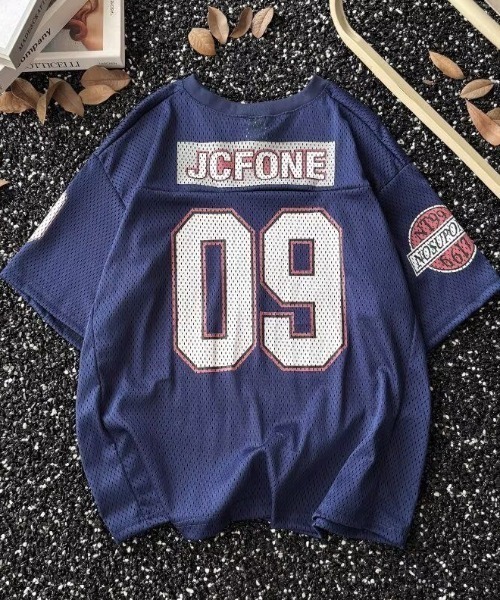 セール】ナンバリングメッシュフットボールTシャツ（Tシャツ