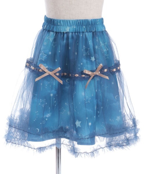 axes femme（アクシーズファム）の「スターリーチュールスカート（スカート・キッズ・ネイビー/ラベンダー・LARGE/X-LARGE/MEDIUM）」の17枚目の写真