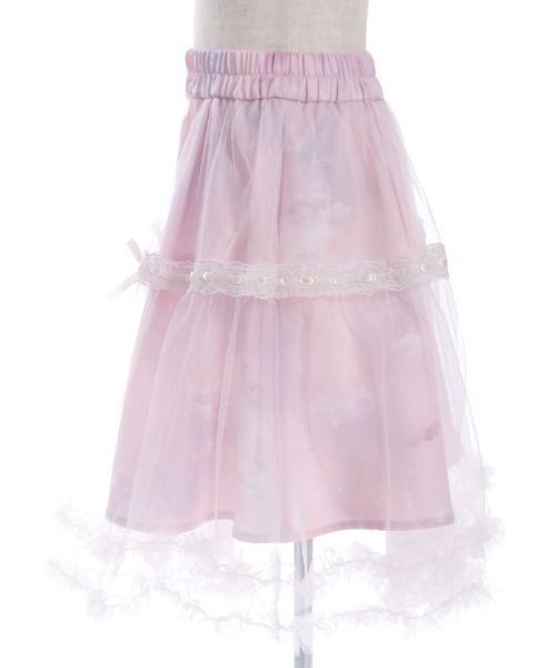 axes femme（アクシーズファム）の「スターリーチュールスカート（スカート・キッズ・ネイビー/ラベンダー・LARGE/X-LARGE/MEDIUM）」の7枚目の写真