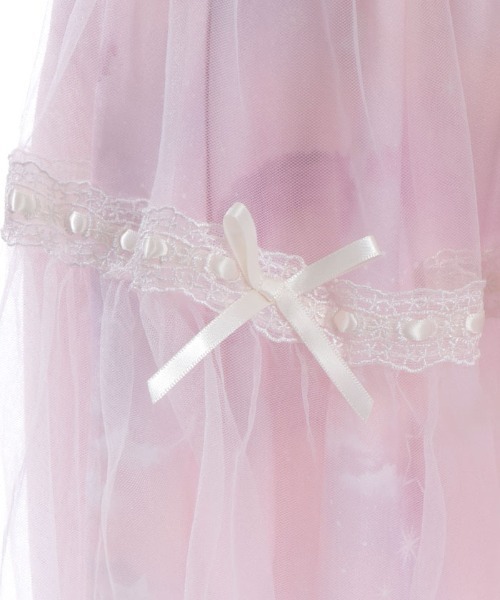 axes femme（アクシーズファム）の「スターリーチュールスカート（スカート・キッズ・ネイビー/ラベンダー・LARGE/X-LARGE/MEDIUM）」の3枚目の写真