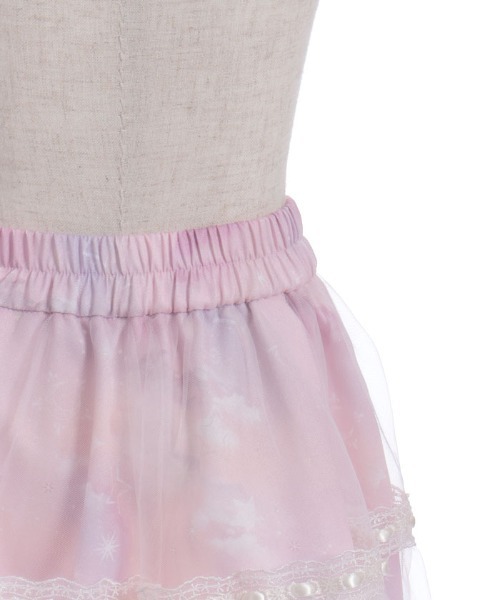 axes femme（アクシーズファム）の「スターリーチュールスカート（スカート・キッズ・ネイビー/ラベンダー・LARGE/X-LARGE/MEDIUM）」の4枚目の写真