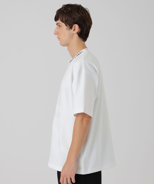 BLACK LABEL CRESTBRIDGE(ブラックレーベル・クレストブリッジ)の「【BLACK lab.×Admiral】ニットドッキングアイコンTシャツ(Tシャツ/カットソー・メンズ・オフホワイト/ブラック・M/L/XL)」の4枚目の写真