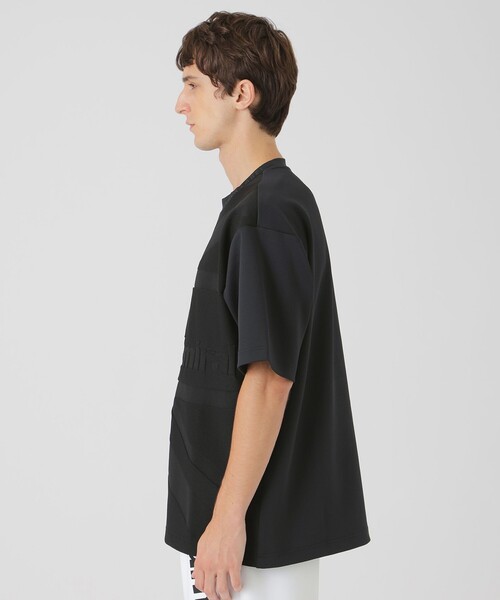 BLACK LABEL CRESTBRIDGE(ブラックレーベル・クレストブリッジ)の「【BLACK lab.×Admiral】ニットドッキングアイコンTシャツ(Tシャツ/カットソー・メンズ・オフホワイト/ブラック・M/L/XL)」の9枚目の写真