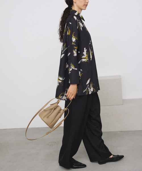 Libra Cue（リブラ キュー）の「パネルデザインコンパクトショルダー（ショルダーバッグ・レディース・ブラック/ベージュ・FREE）」の11枚目の写真